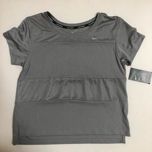 Size M Dri-Fit Running Top-Gray